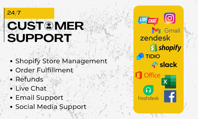 provide live chat, email and customer support for your business