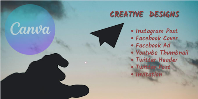 Create attractive ads and social media post using canva by Tarubansal ...