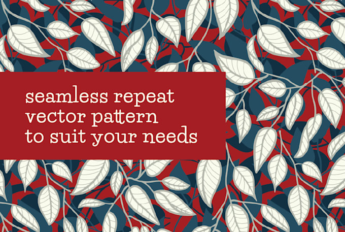 create custom stunning vector surface pattern design or art