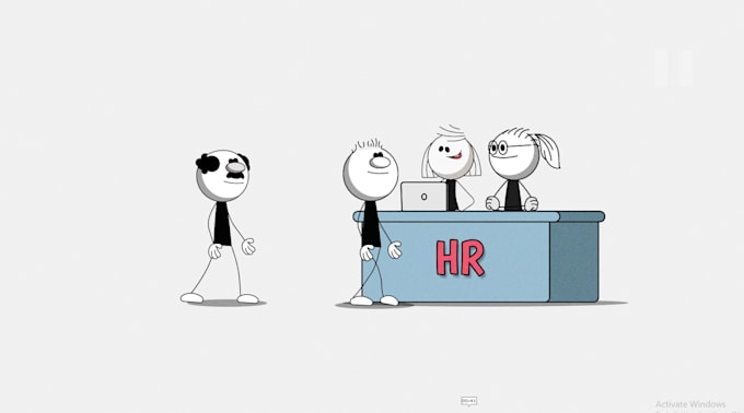 create 2d character animation video