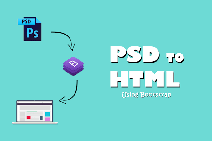 Convert psd to html using bootstrap by Anbhagat | Fiverr