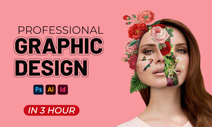 be your graphic designer in adobe illustrator