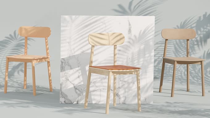 design wood working furniture using blender