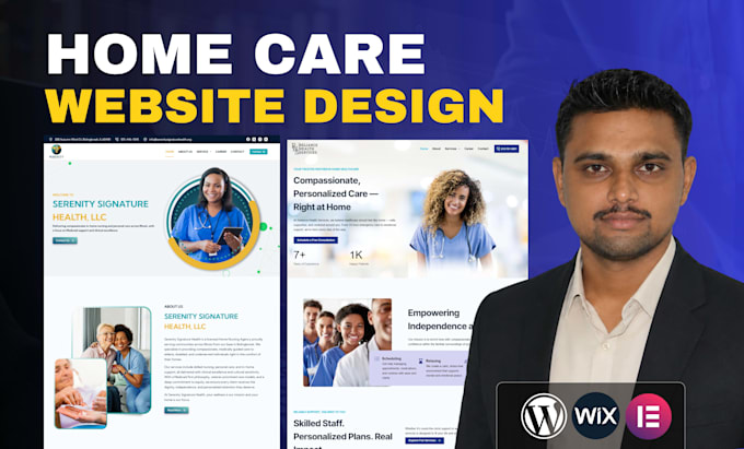 create assisted living and home care website