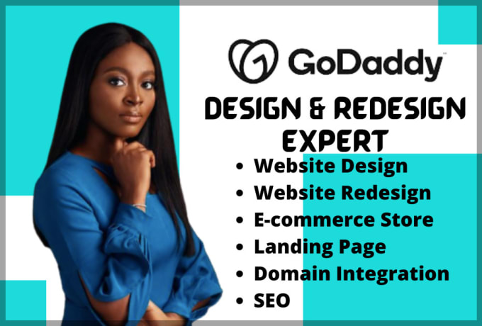 Hire a freelancer to do godaddy website design, godaddy website redesign and godaddy ecommerce store