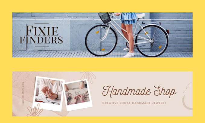 design your etsy shop banner or etsy logo