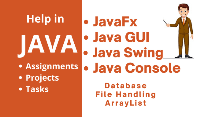 Code Javafx Console Java Swing Gui Programming Tasks By Ahmedsiddiq Fiverr 8643