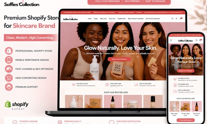 build a high converting shopify store or ecommerce website