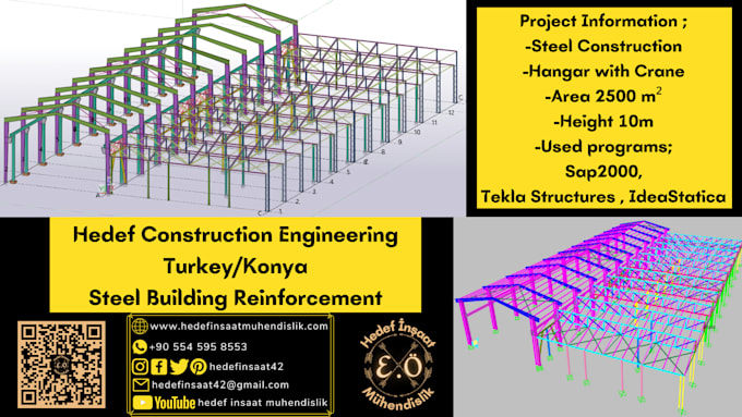 steel construction designs and calculations