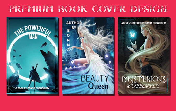 do professional book cover design or unique book cover design