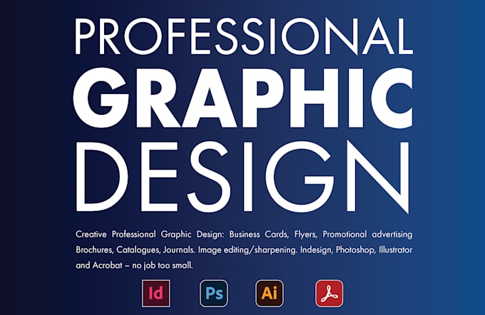 create finished artwork for you