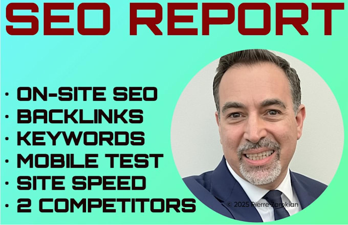 provide a google SEO audit and backlink report