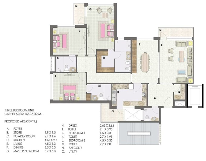 Do an interior or furniture layout for one room by Pculiar | Fiverr