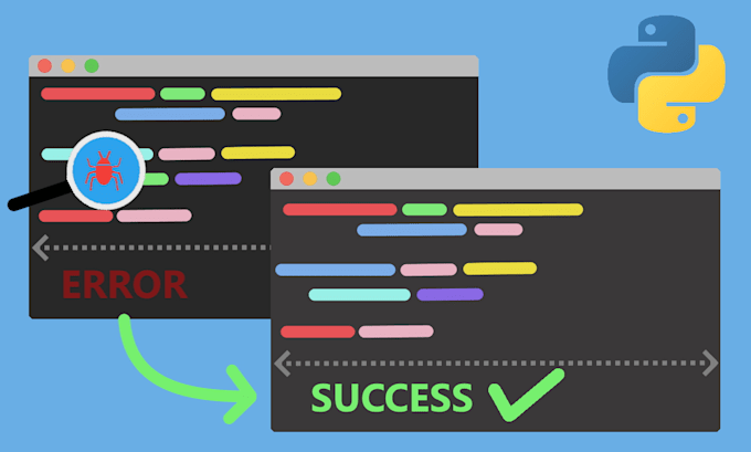 Debug your python code by G3ck0pie | Fiverr