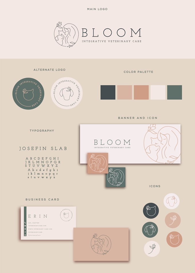 design hand drawn logo and brand identity