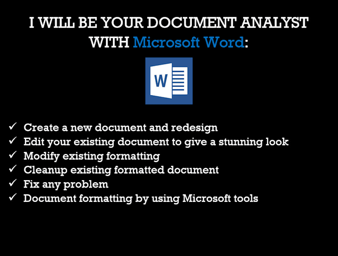 be your microsoft word specialist