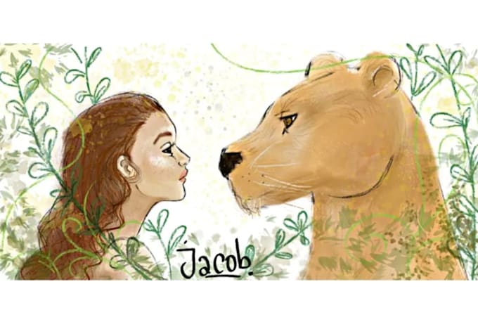 draw children book illustrations for you