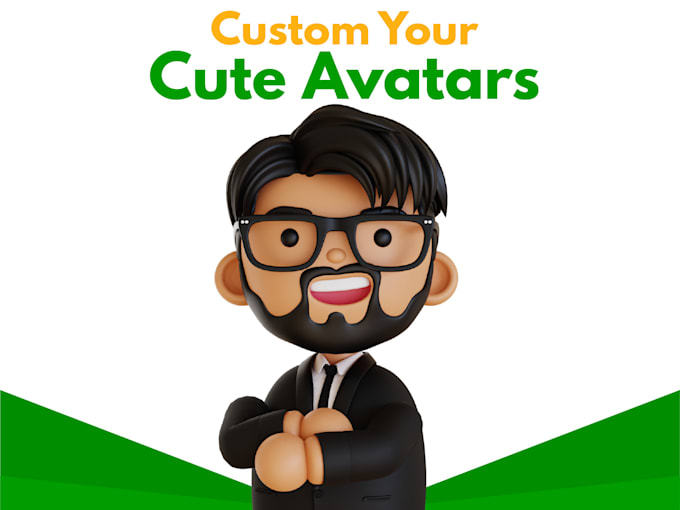 make 3d your cute avatars or for nft