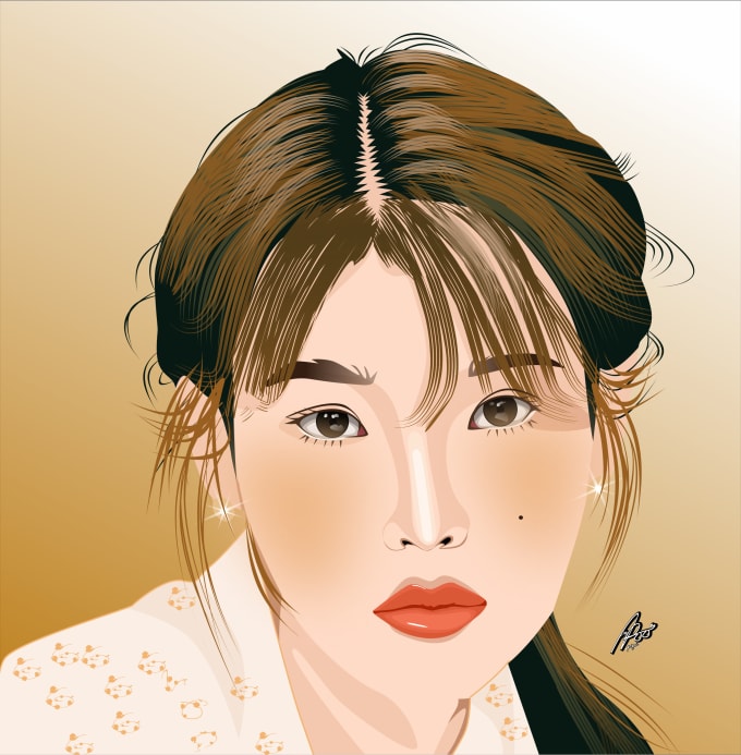 Draw vector cartoon by your photo by Arumwoo | Fiverr