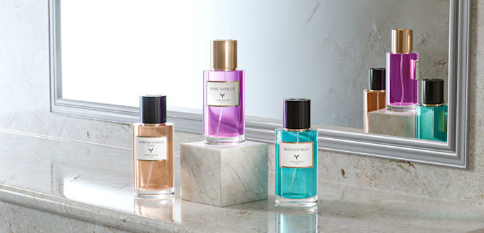 3d model and visualize your perfume bottle