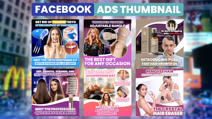 create facebook ads thumbnails for your shopify dropshipping products