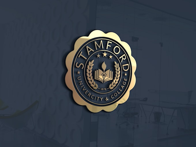 design school college university academic education logo