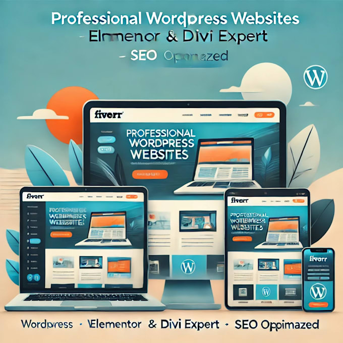 create a responsive wordpress website with elementor