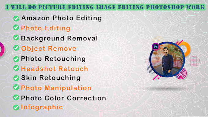 do picture editing image editing photoshop work