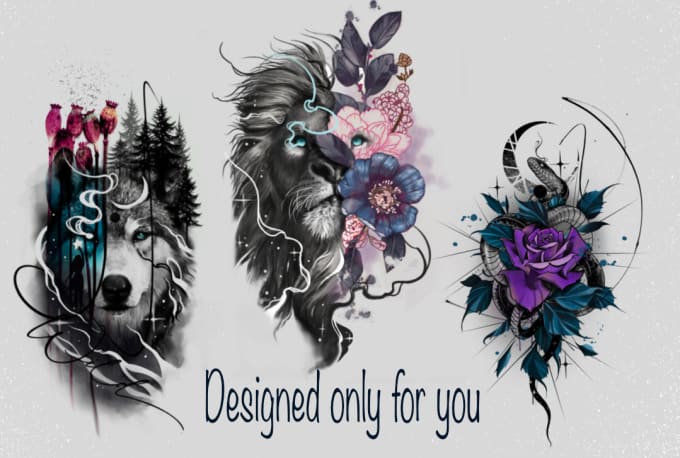 I will create glorious art in any styles,turn your idea into tattoo