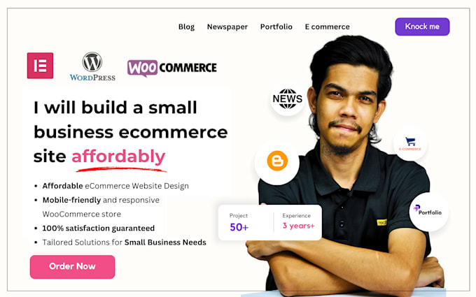 create affordable small business ecommerce wordpress websites