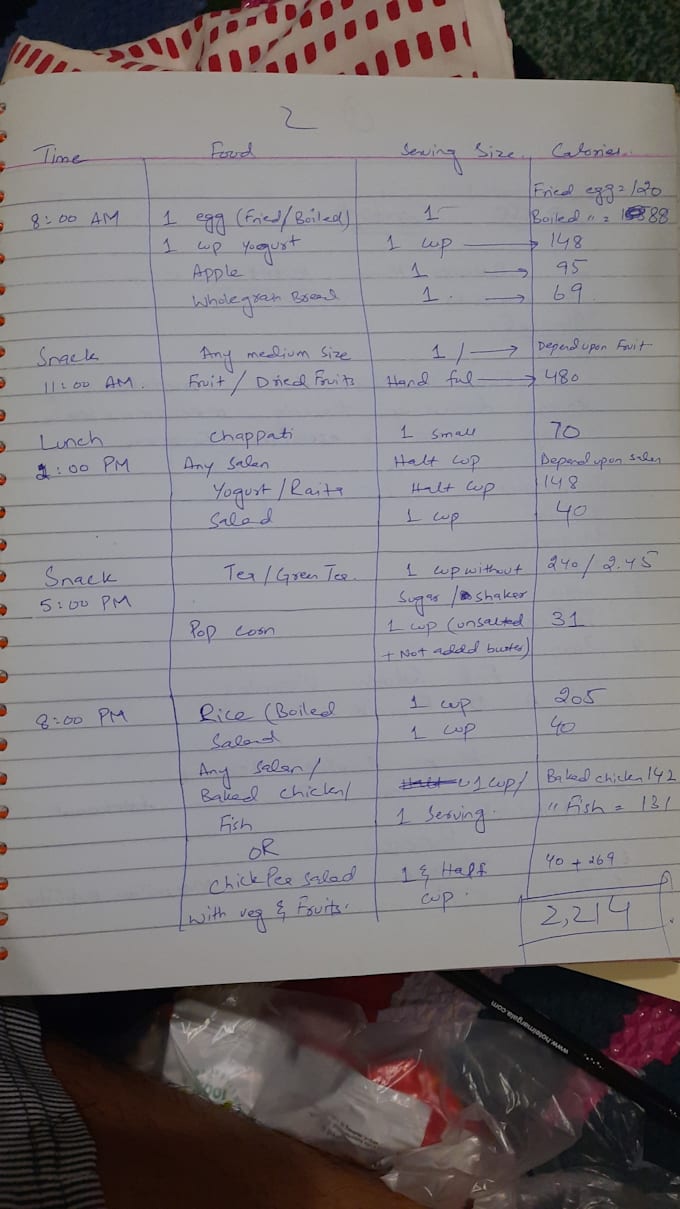 Create a healthy diet plan and workout routine for you by ...