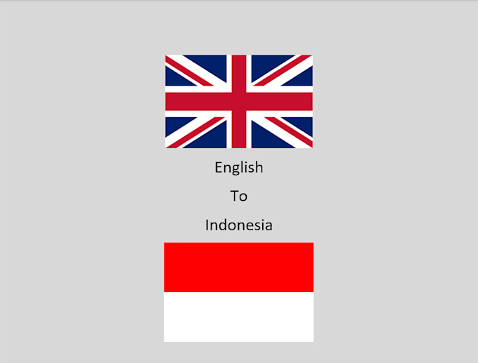 Translate english into indonesian and vice versa by Rjanuarianto Fiverr
