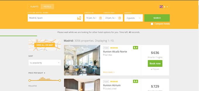 make full profitable autopilot hotels and flights booking website