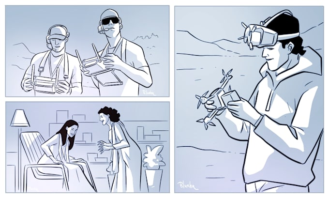 do a profesional storyboard