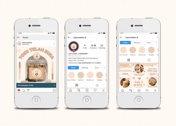 Design cute instagram posts and story content by Artxztic | Fiverr