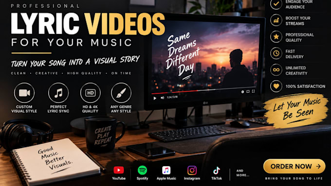 create a high quality music videos, ai music video