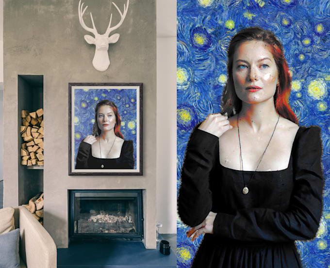 Turn your portrait into art with van gogh style by Annnasboy | Fiverr