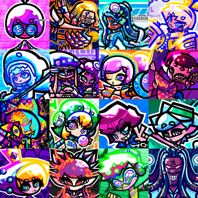 draw in a unique, stylish, anime and y2k inspired art style