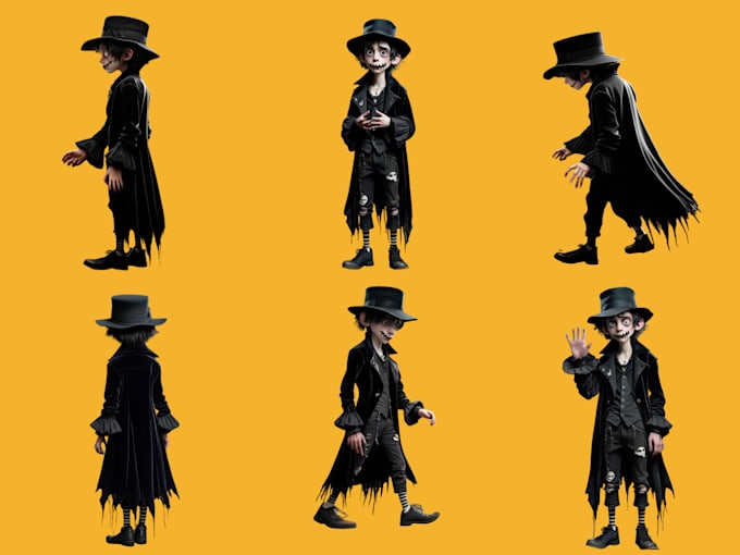 design consistent character illustrations across scenes