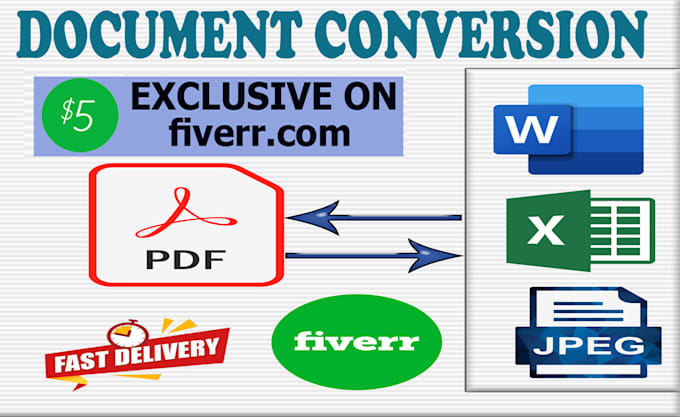convert pdf to word, excel and others files