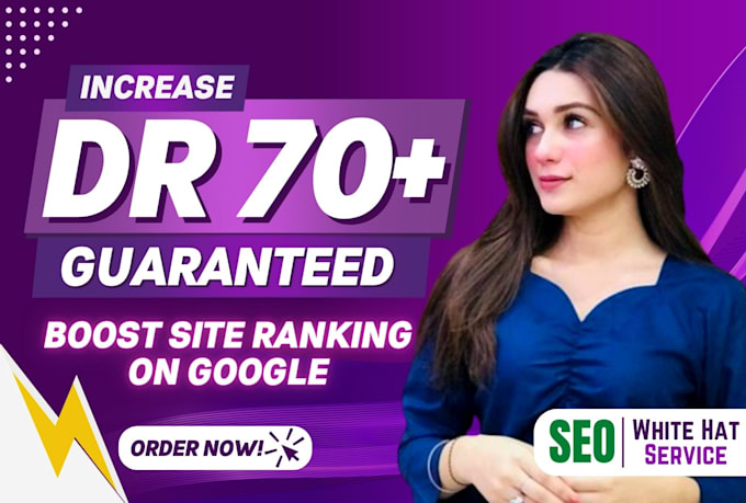 increase ahrefs domain rating dr 70 using high authority SEO backlinks