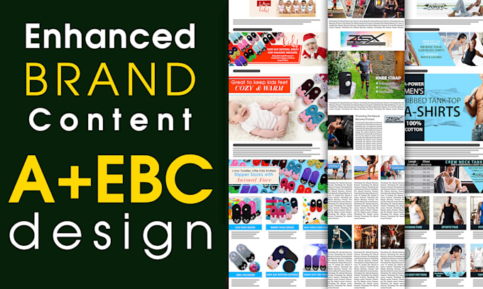 create amazon listing images and ebc design