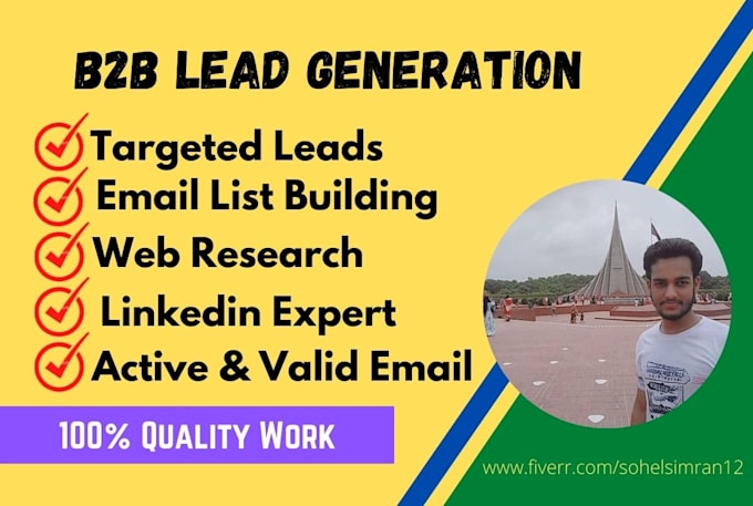 provide b2b lead generation and targeted email list building