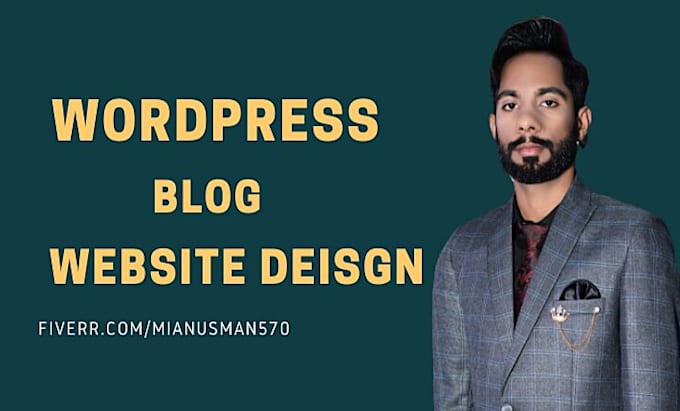design a wordpress blog for you