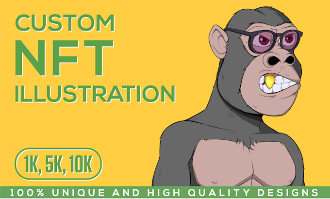 be the nft illustrator of your blockchain art collection
