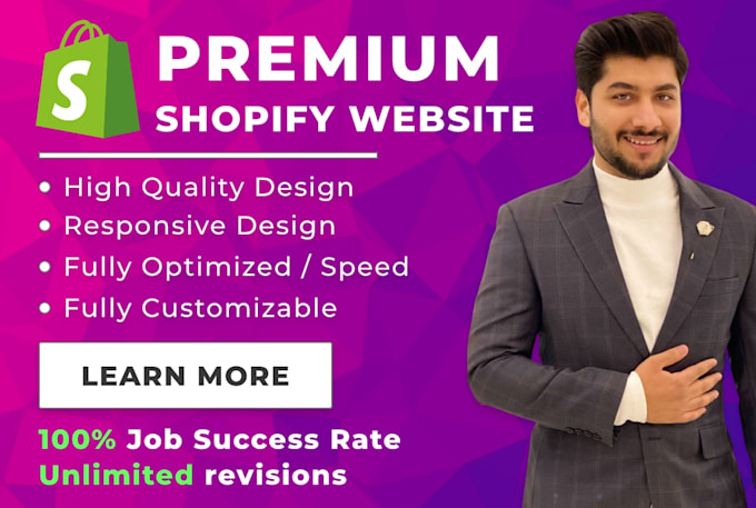 setup your shopify store or shopify landing page