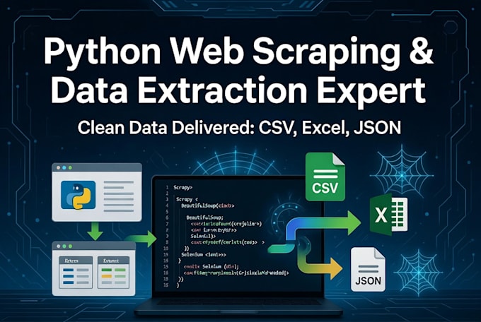 build a custom python web scraper for your data needs