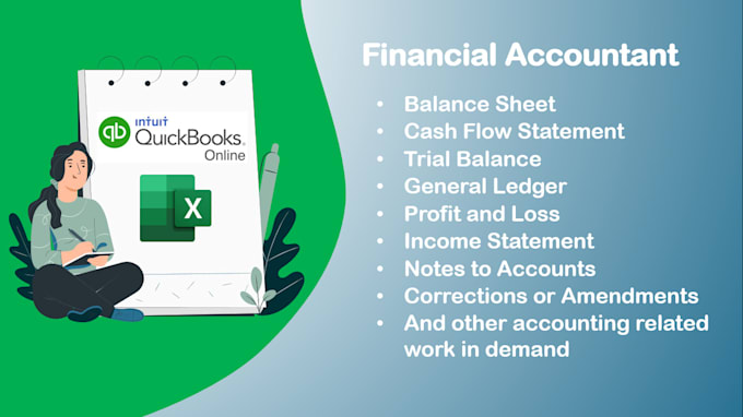 do bookkeeping using quickbooks online, and excel