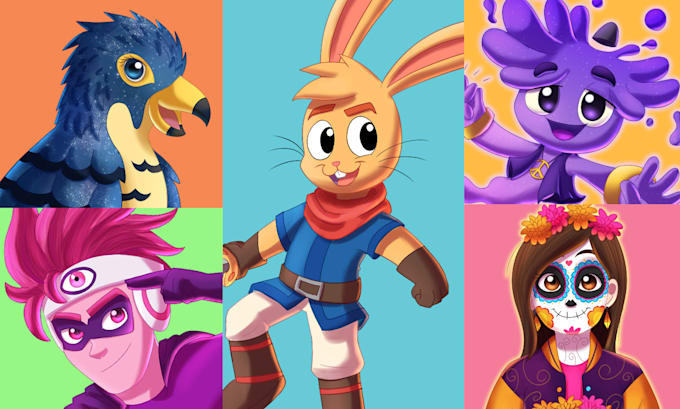 design a cartoon character or mascot