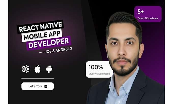 build mobile app development, fix bugs for android ios using react native